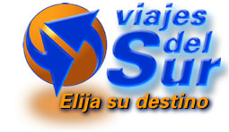 Logo de Viajes del Sur: Elija su destino turístico