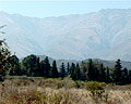 Vista de las Sierra camino Mina Claveroa 