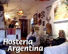 Título de la Página: Hostería Argentina: Salón de recepción Hostería Argentina