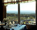 Vista desde la ventana del Restaurante y Casa de Té Mirador Cabeza del Indio, en Merlo San Luis